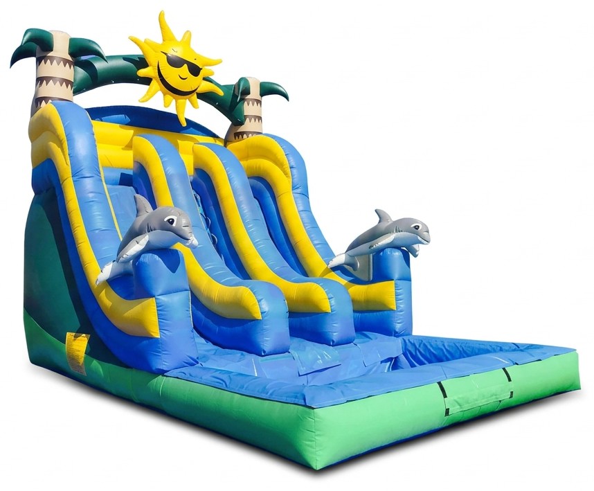Double water slide