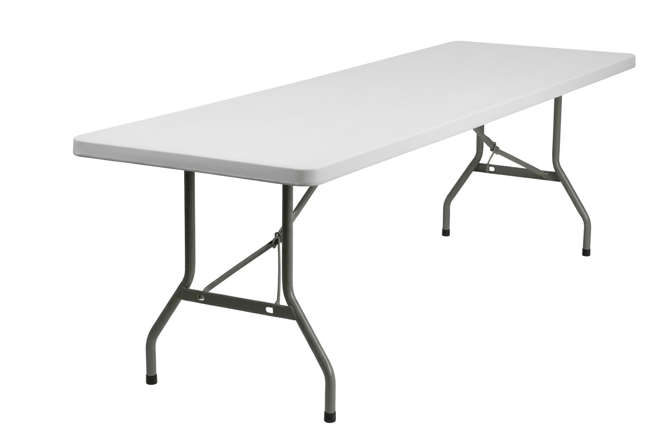 Rectangular plastic table